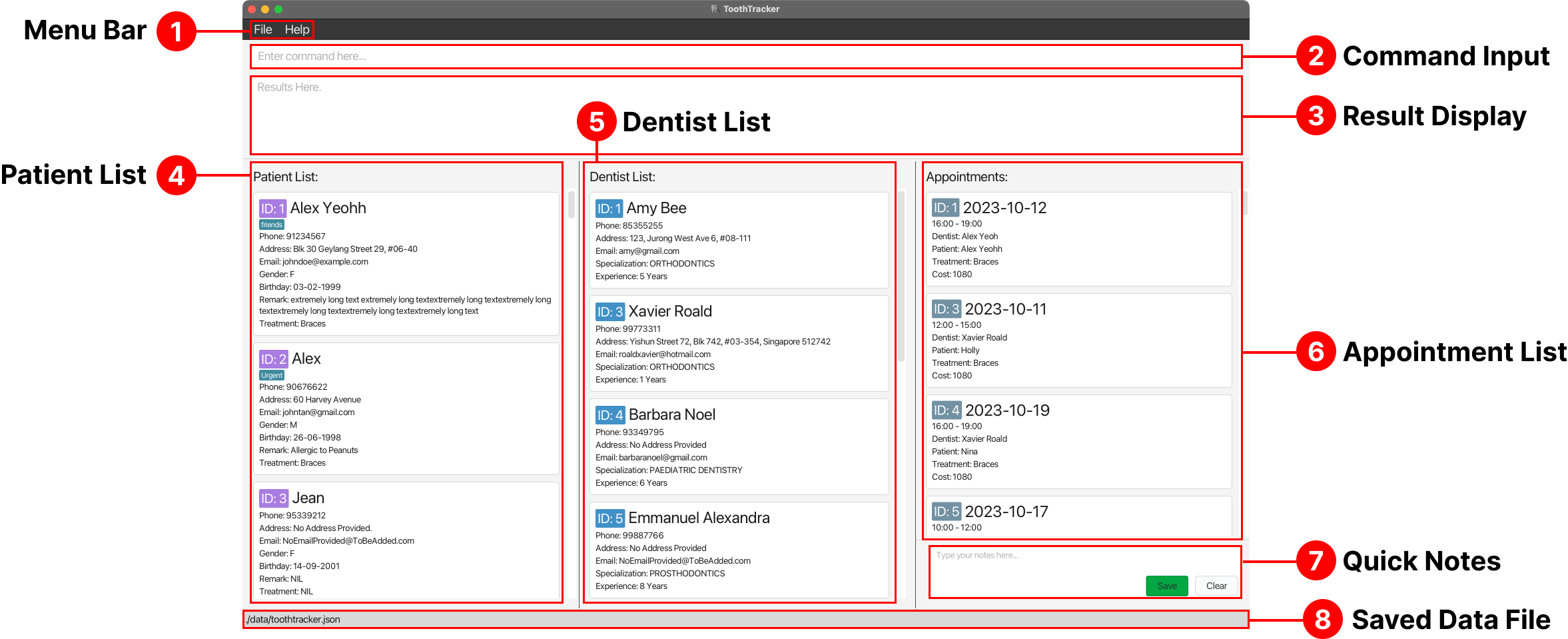 ToothTracker UI